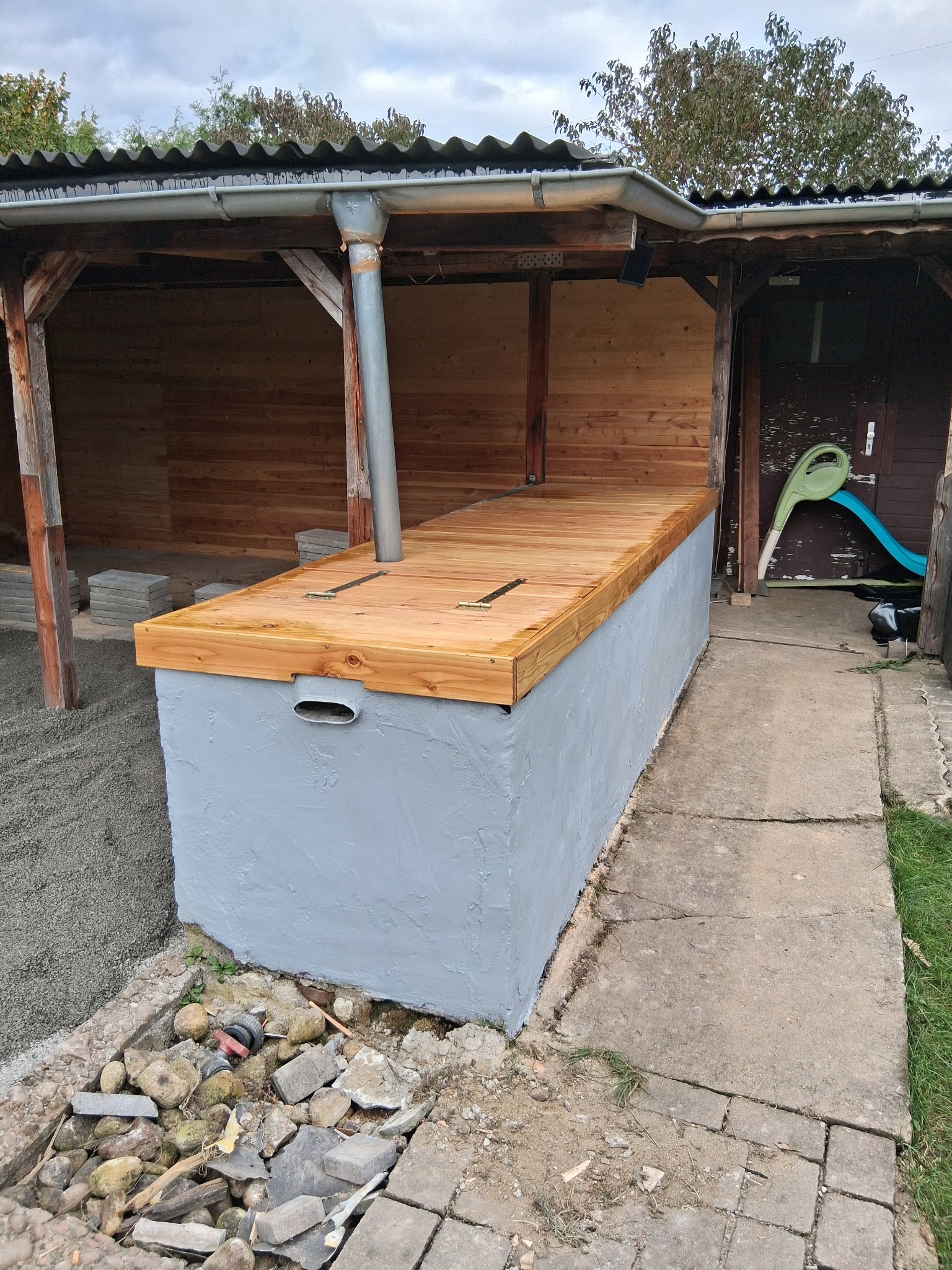 Wassertank Sanierung und Verkleidung Projekt 1